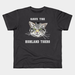 Save the Highland Tigers Kids T-Shirt